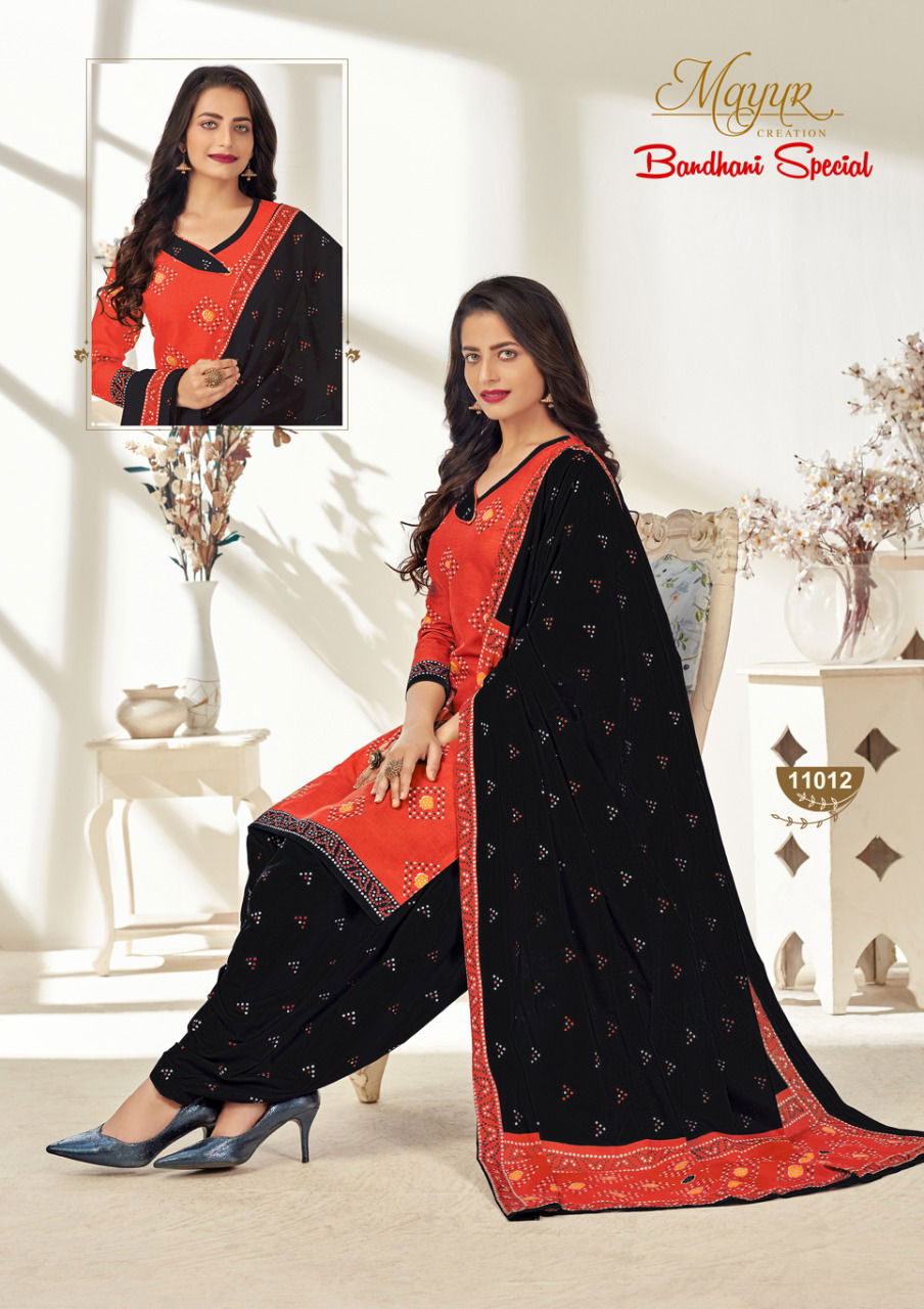 Mayur Bandhani Vol-11 Latest Fancy Designer Printed Pure Cotton Punjabi Salwar Suit Collection